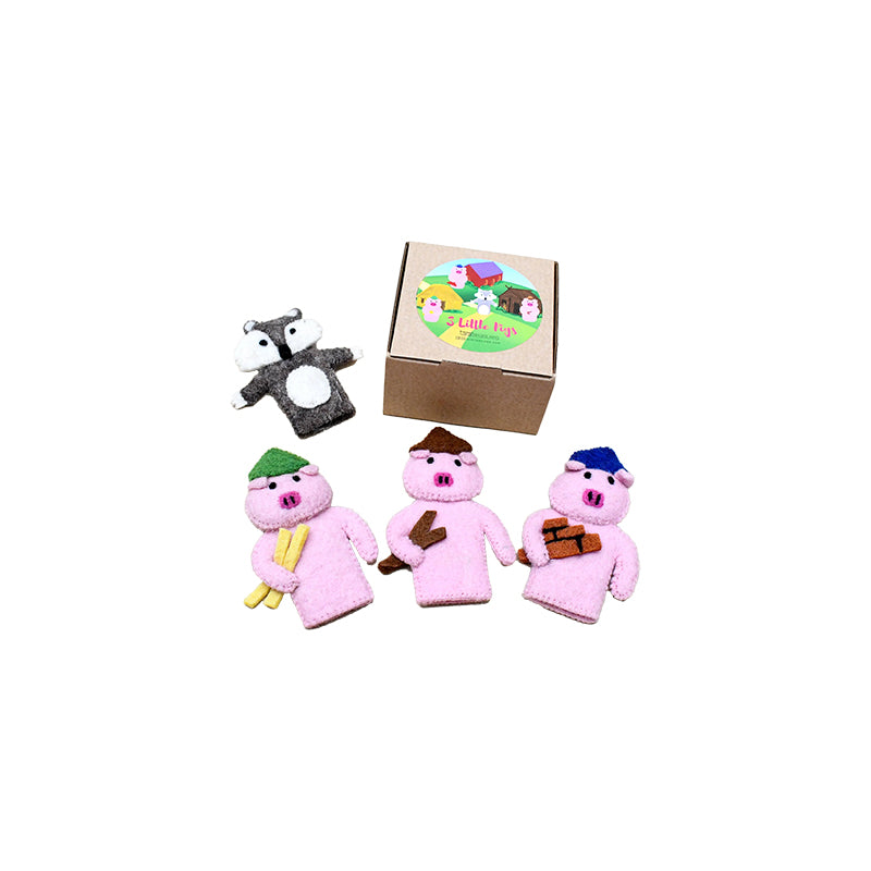 The Three Little Pigs Finger Puppets