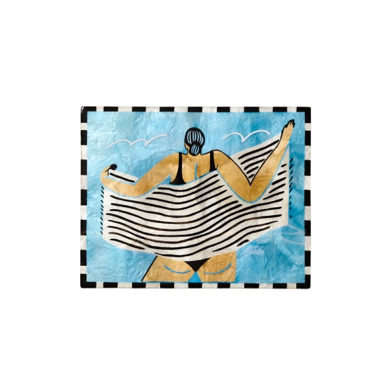 Beach Day Towel Off Wall Art