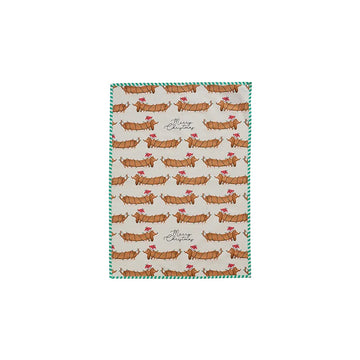 Sausage Dog Tea Towel