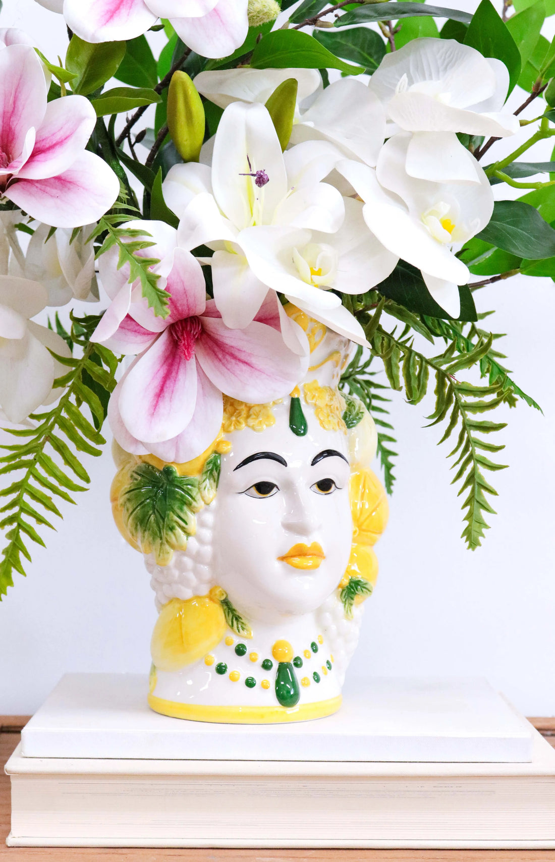 Yellow Queen of Lemons Vase-Small