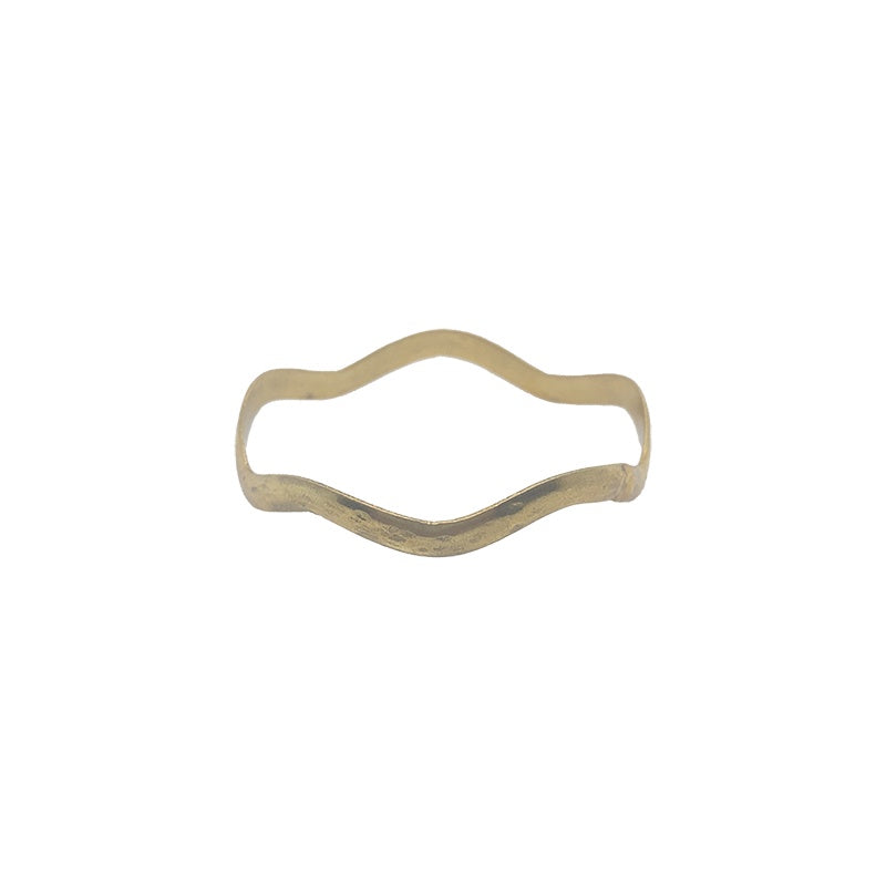 Brass Wave Bangle