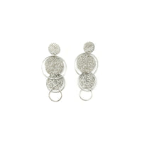 Milena Zu Swarovski Tiered Earrings