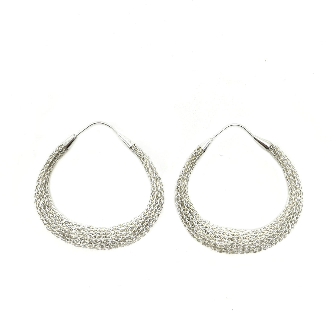 Milena Zu Small Hoops - Silver