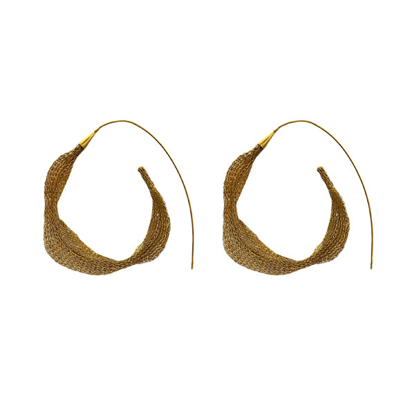 Milena Zu Petal Hoop Earrings