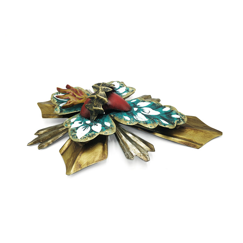 Mexican Layered Tin Cross