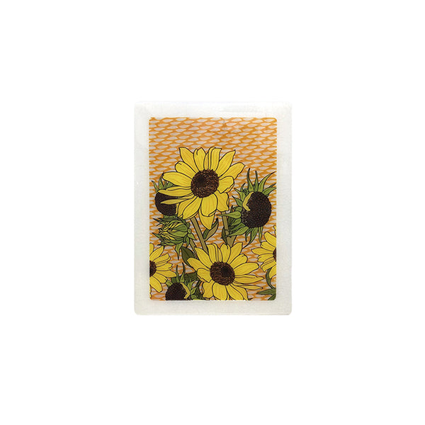 Sunflower Woodblock