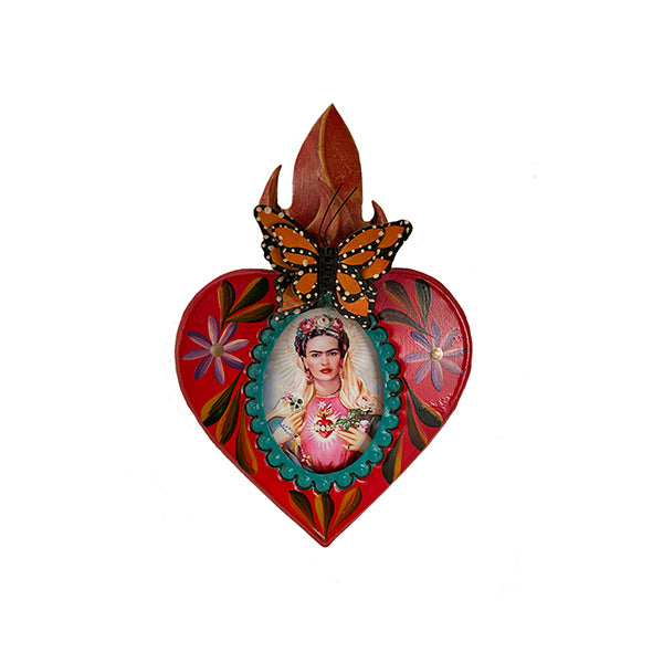 Mexican Butterfly Halo & Heart  Frida
