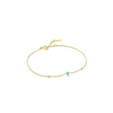Ania Haie 14k Gold Turquoise Bracelet