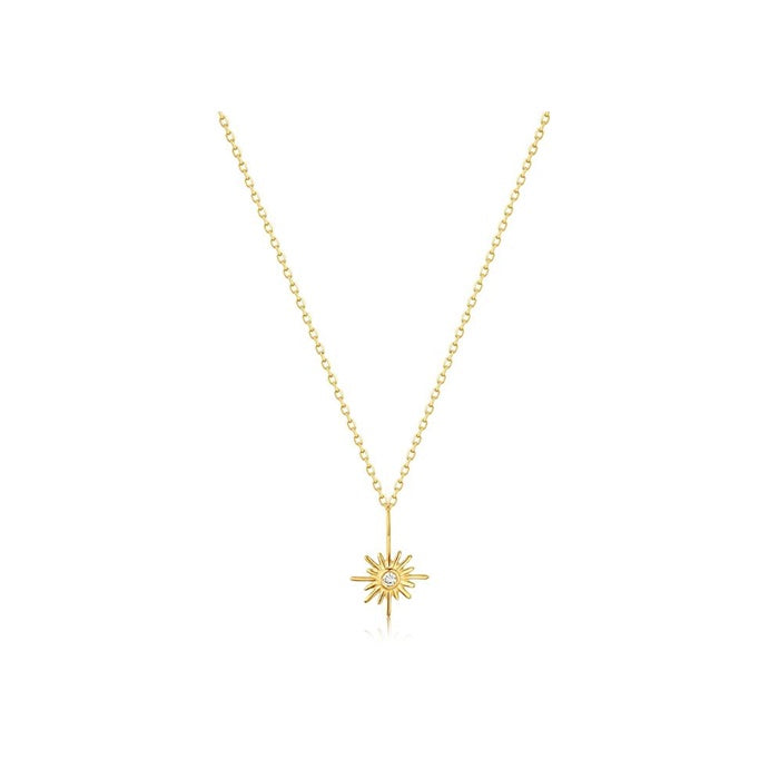 Ania Haie 14k Gold Sunburst Necklace