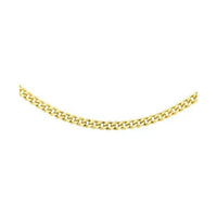 Solid Gold Curb Chain - 40 cm