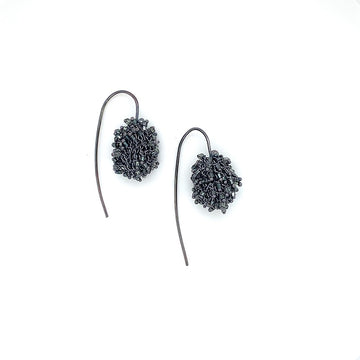 Milena Zu Swarovski Mini Pod Earrings - Black