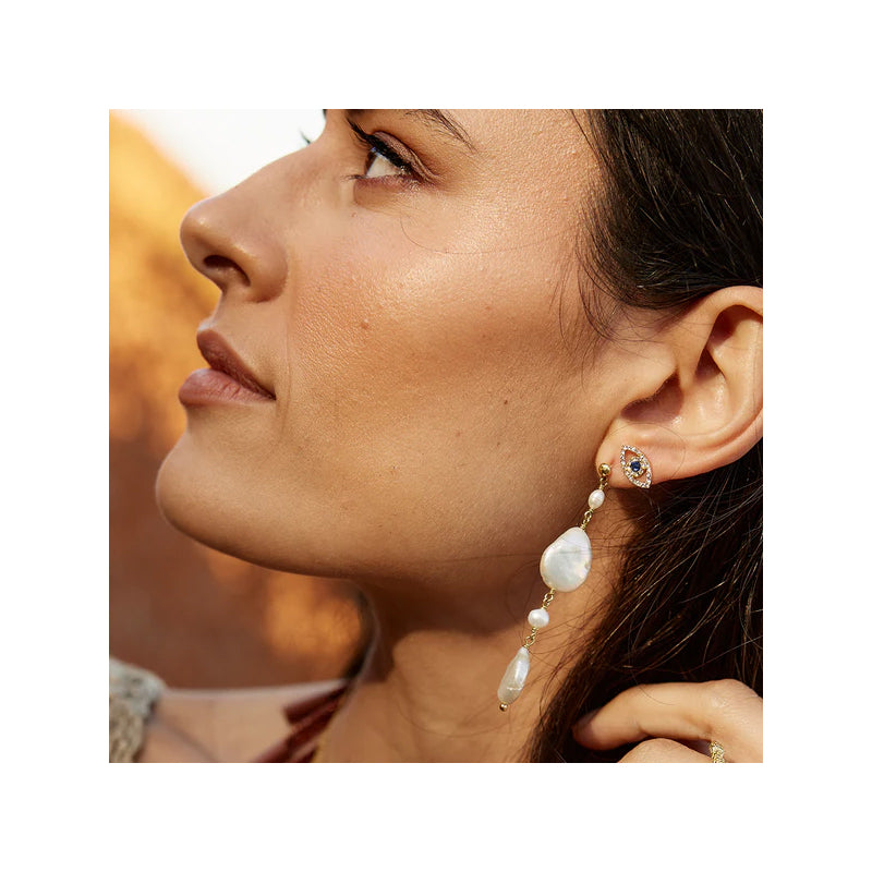Palas Seychelles Baroque Pearl Drop Earrings