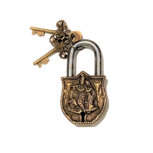Radhakrishna Brass Lock