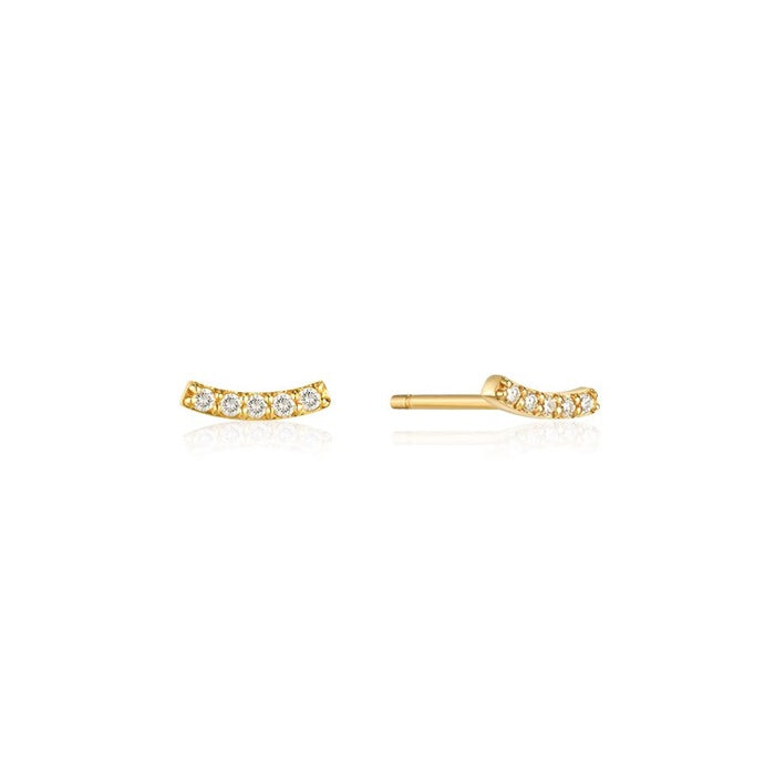 Ania Haie 14k Gold Magma Diamond Stud