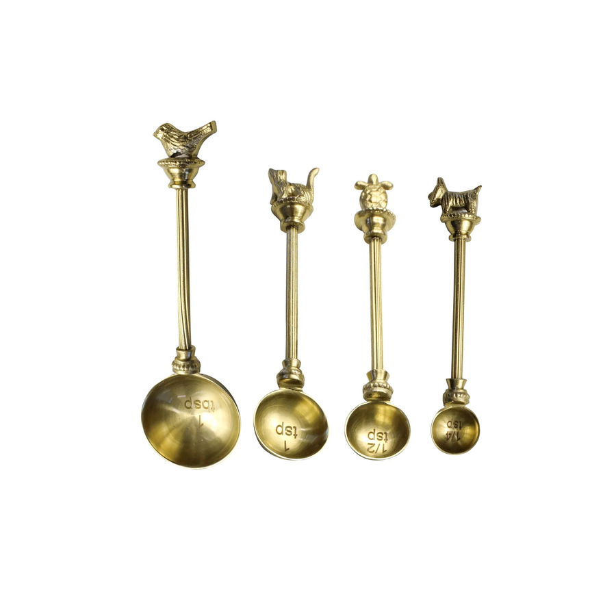 Vintage Brass Measuring Set