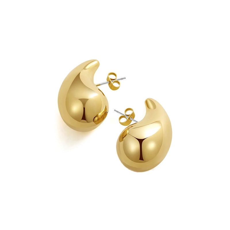 Hailey Teardrop Earrings - Gold