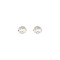 Shell and Pearl Studs