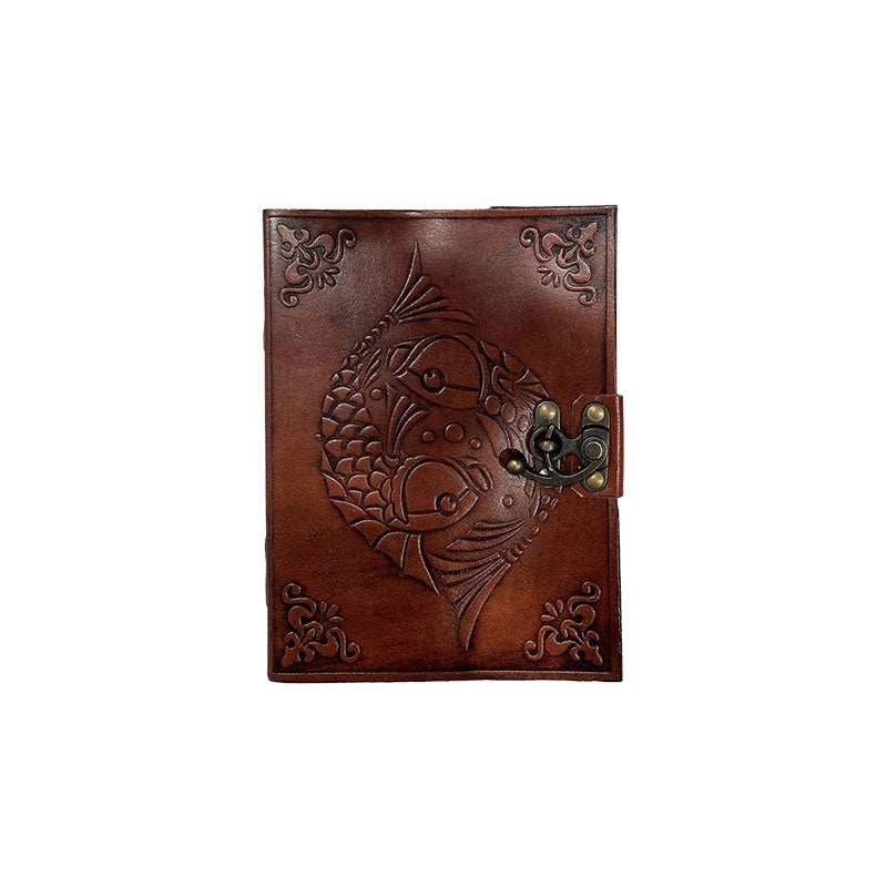 Embossed Fish Leather Journal