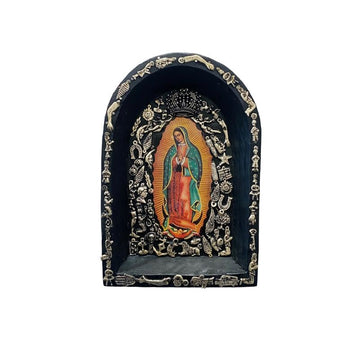 Arched Milagro Guadalupe Plaque