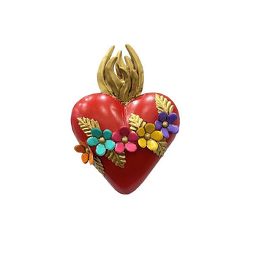 Mexican Heart with  Flowers