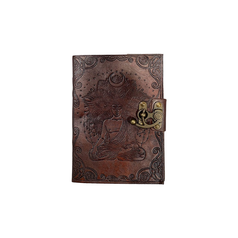 Embossed Buddha Leather Journal