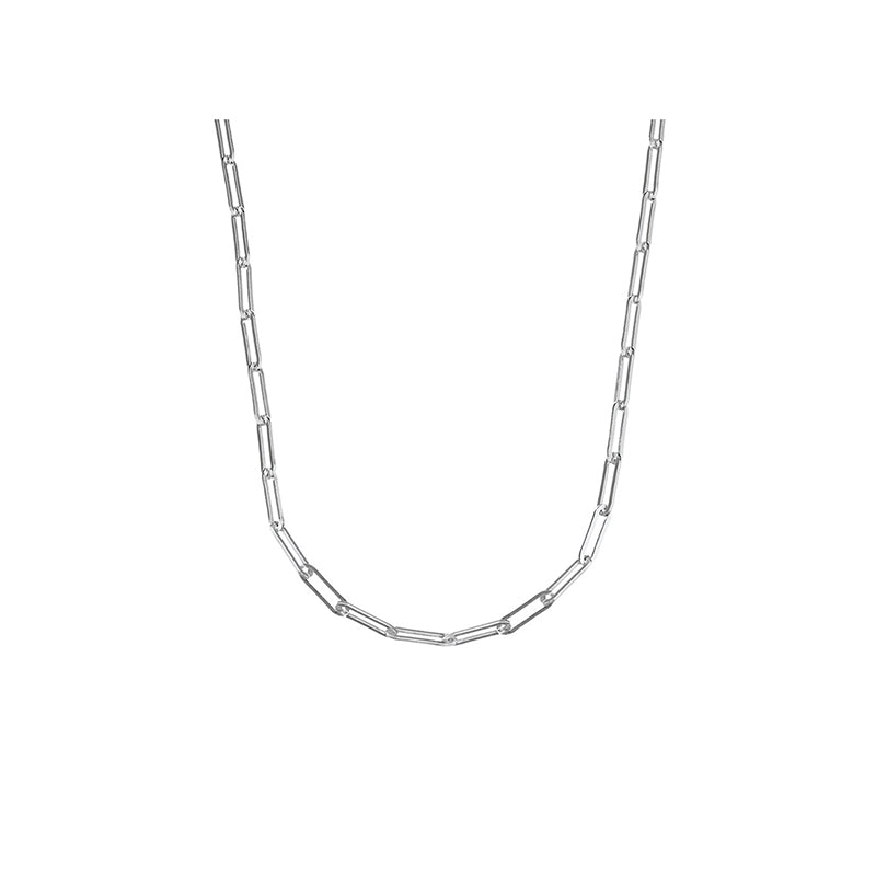 Oblong Link Chain Necklace