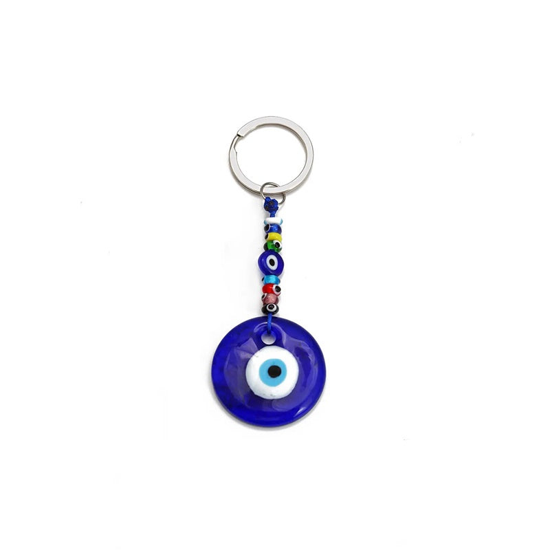 Evil Eye Beaded Keyring