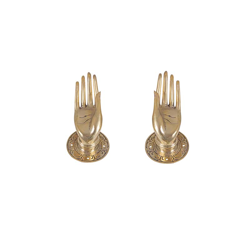 Abhaya Blessing Mudra Hand-Gold