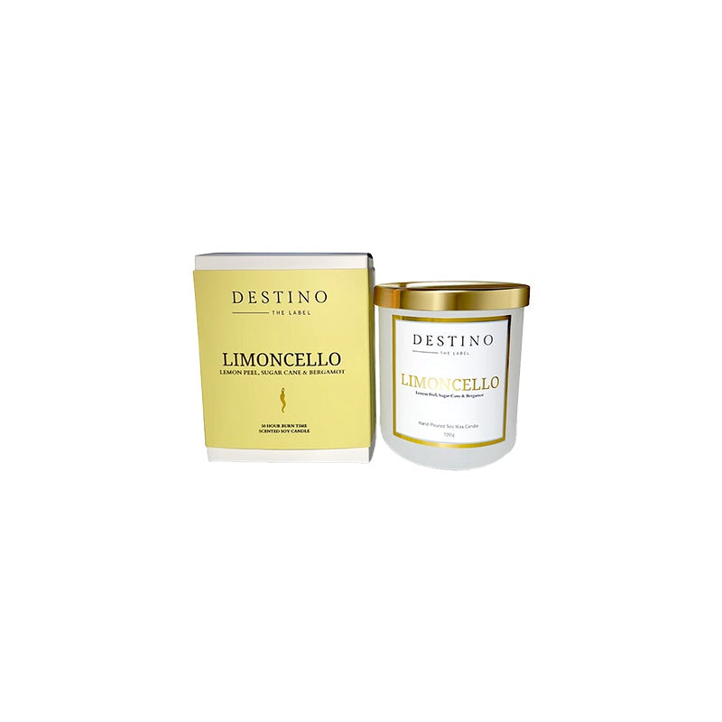 Limoncello Candle with Charm