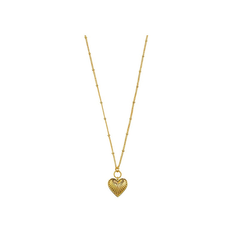 Heart and Rays Necklace