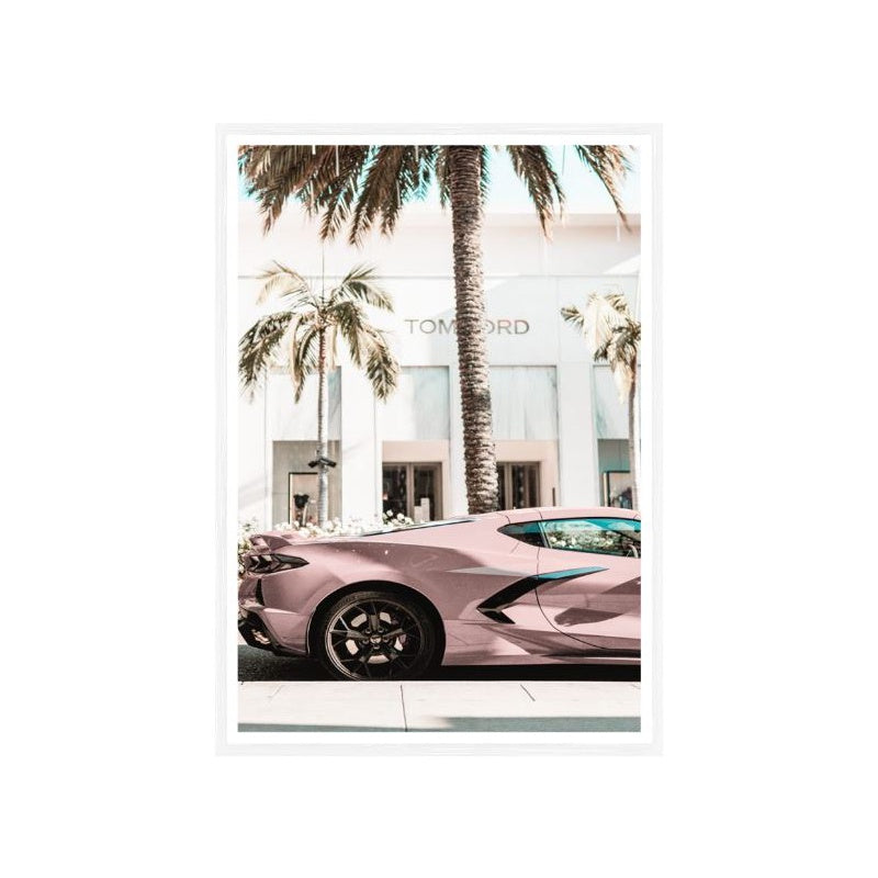 Pink Ride Framed Print
