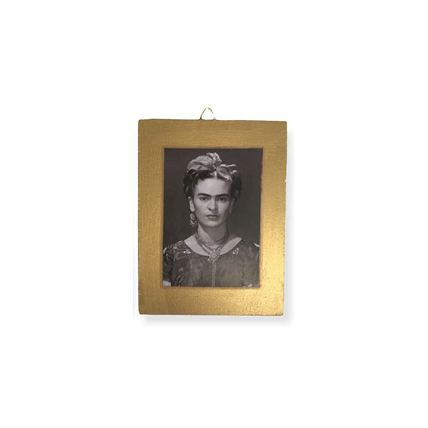 Frida Kahlo Wall plaque with Gold Trim