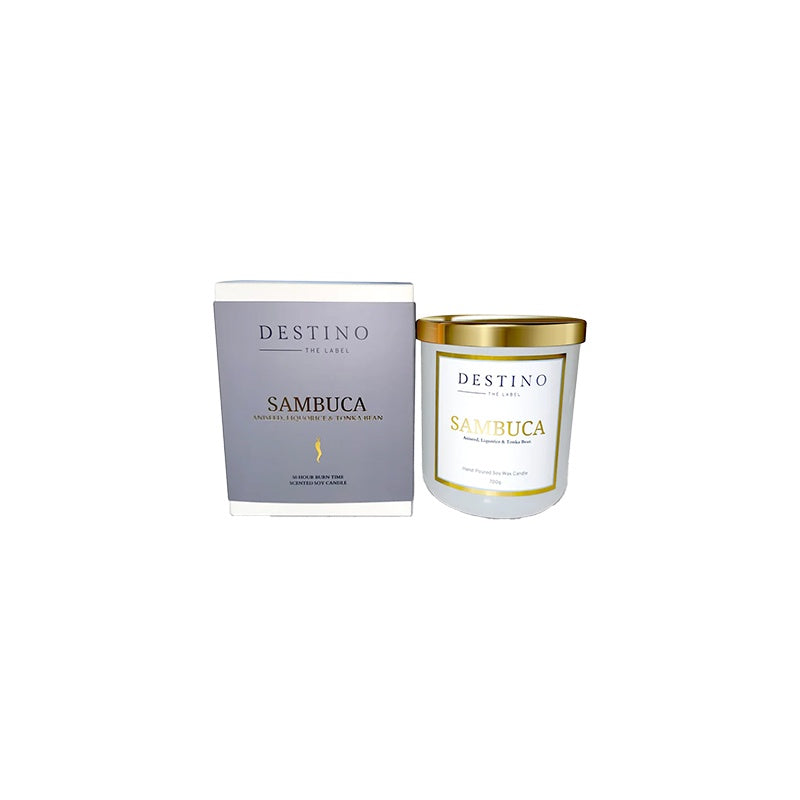 Sambuca Candle with Charm